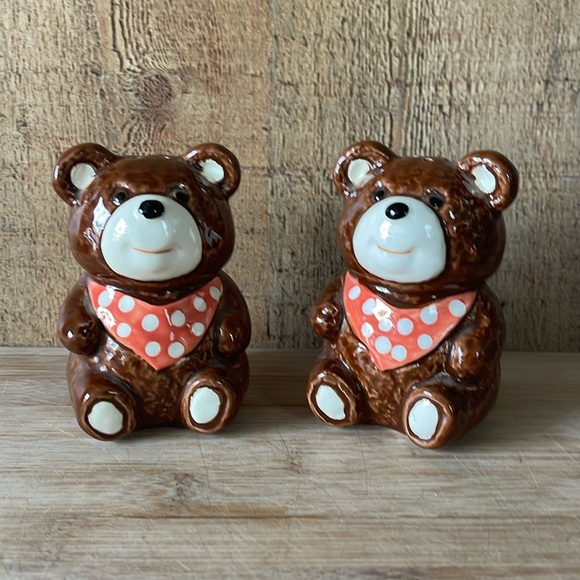 Otagiri Dining Vintage Otagiri Bear Salt And Pepper Shakers Poshmark